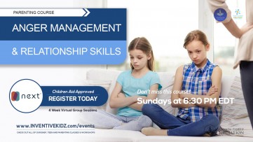 Anger Management and Relationship Skills Parenting Course (Sunday's in October)